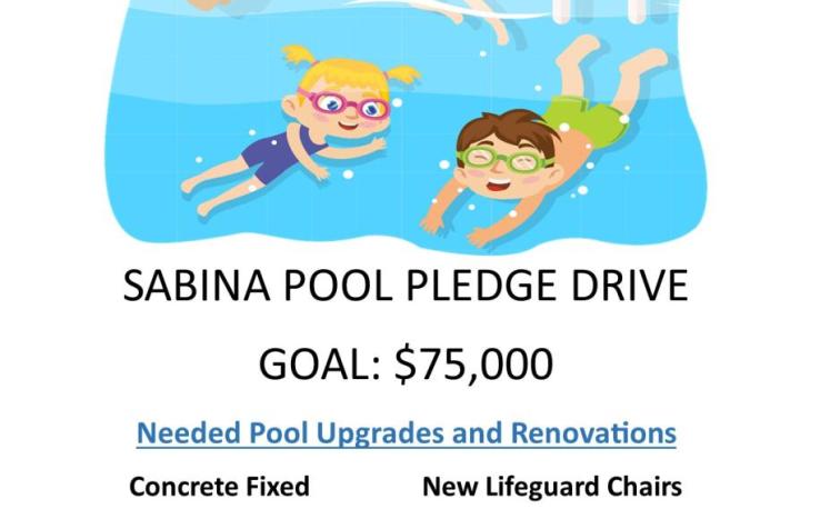 Sabina Pool Pledge Drive